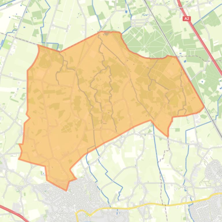 Kaart van de buurt Verspreide huizen Noord en De Mortelen.