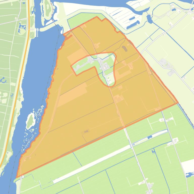 Kaart van de buurt Verspreide huizen Noordeinde.
