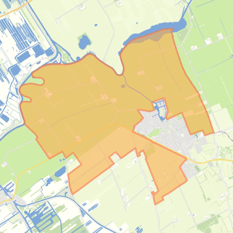 Kaart van de buurt Verspreide huizen Oldemarkt.