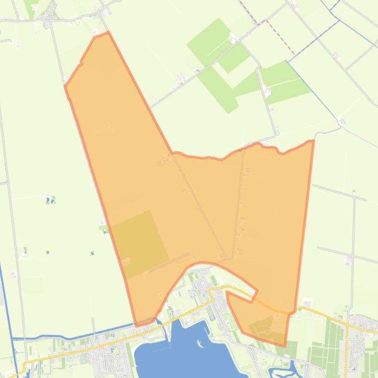 Kaart van de buurt Verspreide huizen Oostwold.