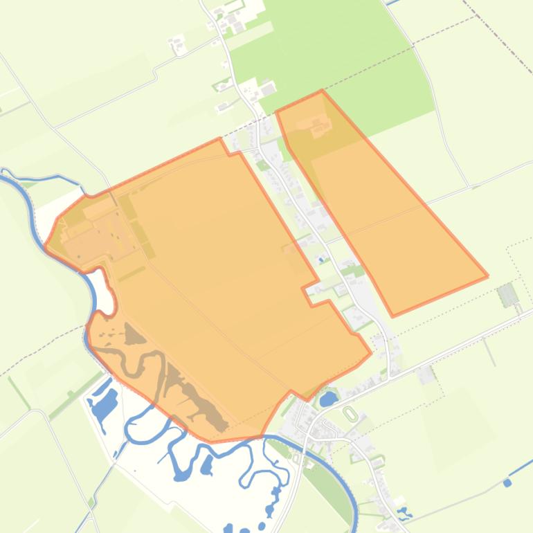 Kaart van de buurt Verspreide huizen Oud-Annerveen.