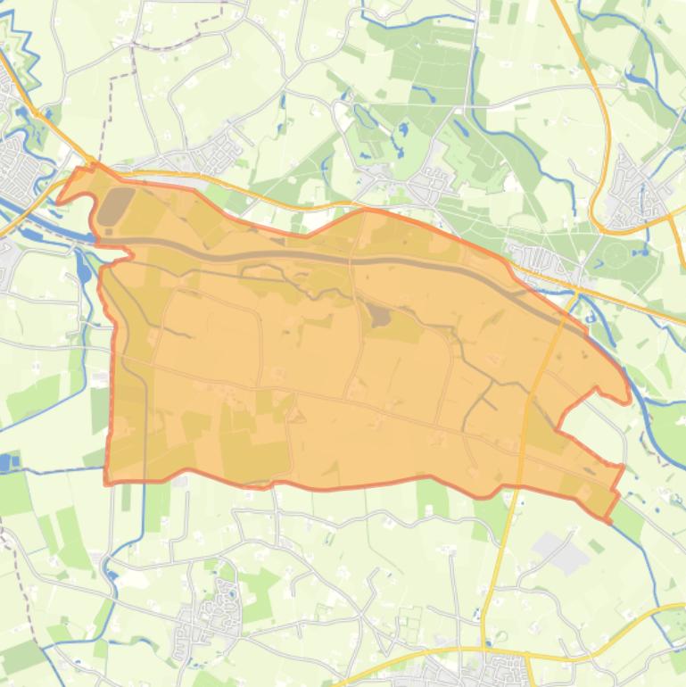 Kaart van de buurt Verspreide huizen Oude IJsselgebied.