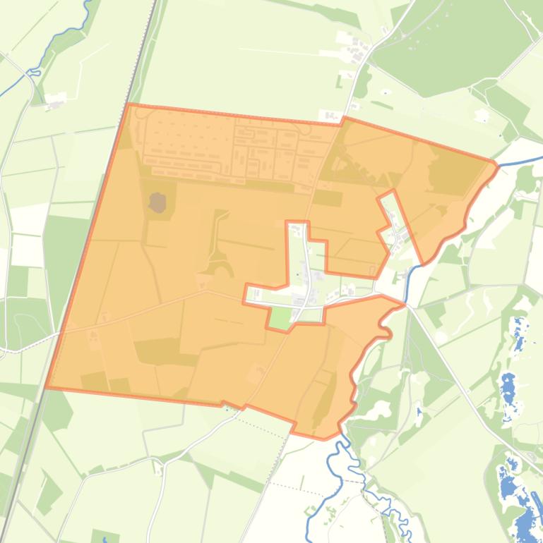 Kaart van de buurt Verspreide huizen Oudemolen.