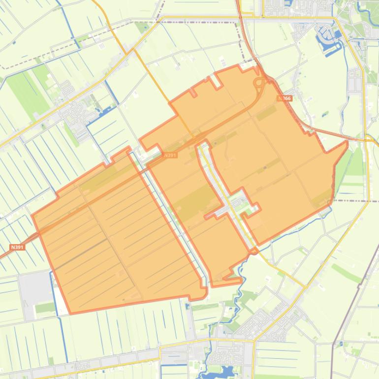Kaart van de buurt Verspreide huizen Roswinkel.