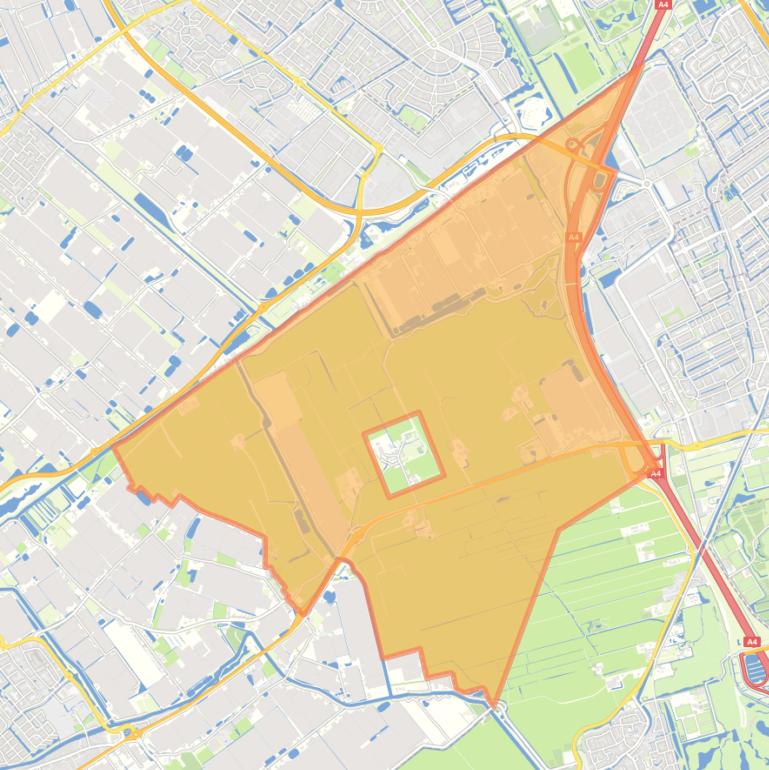 Kaart van de buurt Verspreide huizen Schipluiden.