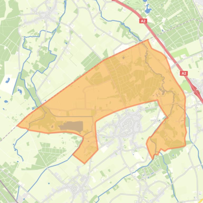 Kaart van de buurt Verspreide huizen Soerendonk.