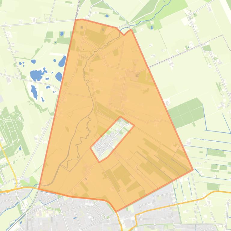 Kaart van de buurt Verspreide huizen Stuifzand.