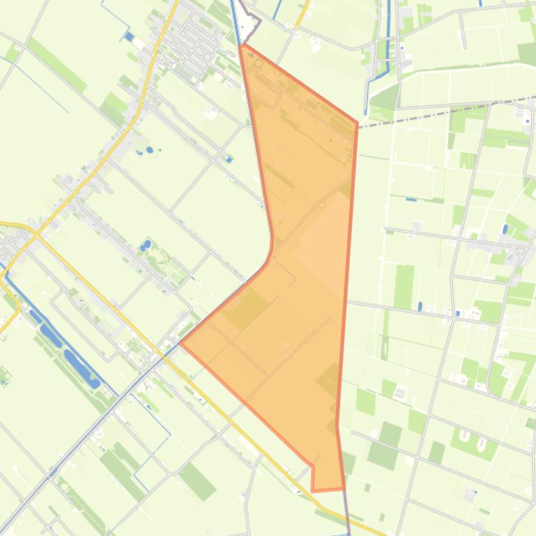 Kaart van de buurt Verspreide huizen ten noordoosten van Rhederbrug.