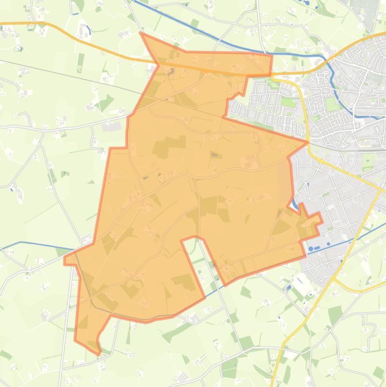 Kaart van de buurt Verspreide huizen ten westen van Aalten.