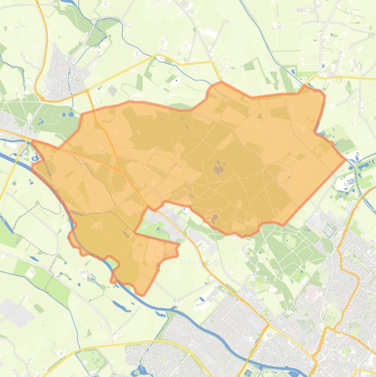Kaart van de buurt Verspreide huizen ten zuidoosten van Hummelo.