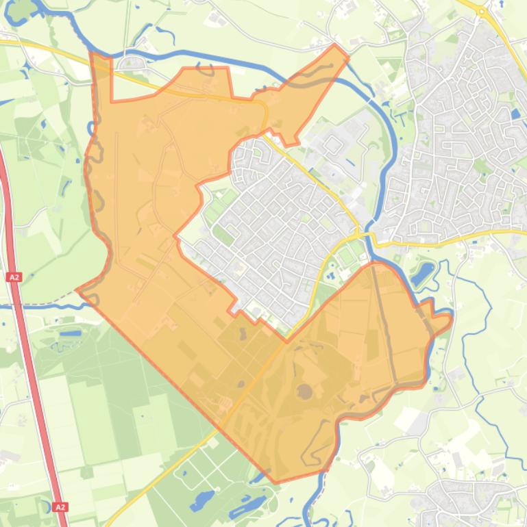 Kaart van de buurt Verspreide huizen Theereheide en Zegenwerp.
