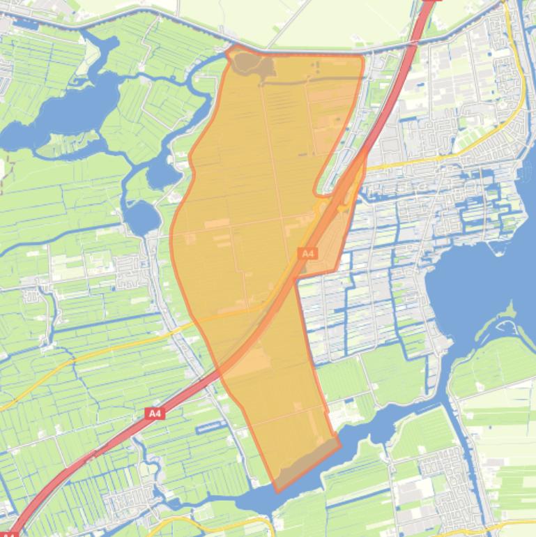 Kaart van de buurt Verspreide huizen Veenderpolder.