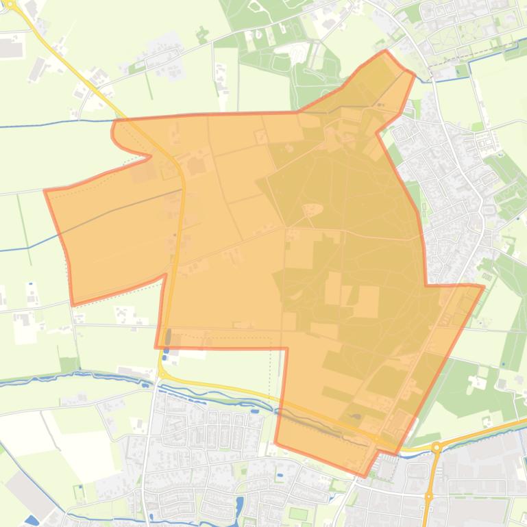 Kaart van de buurt Verspreide huizen Verreheide.