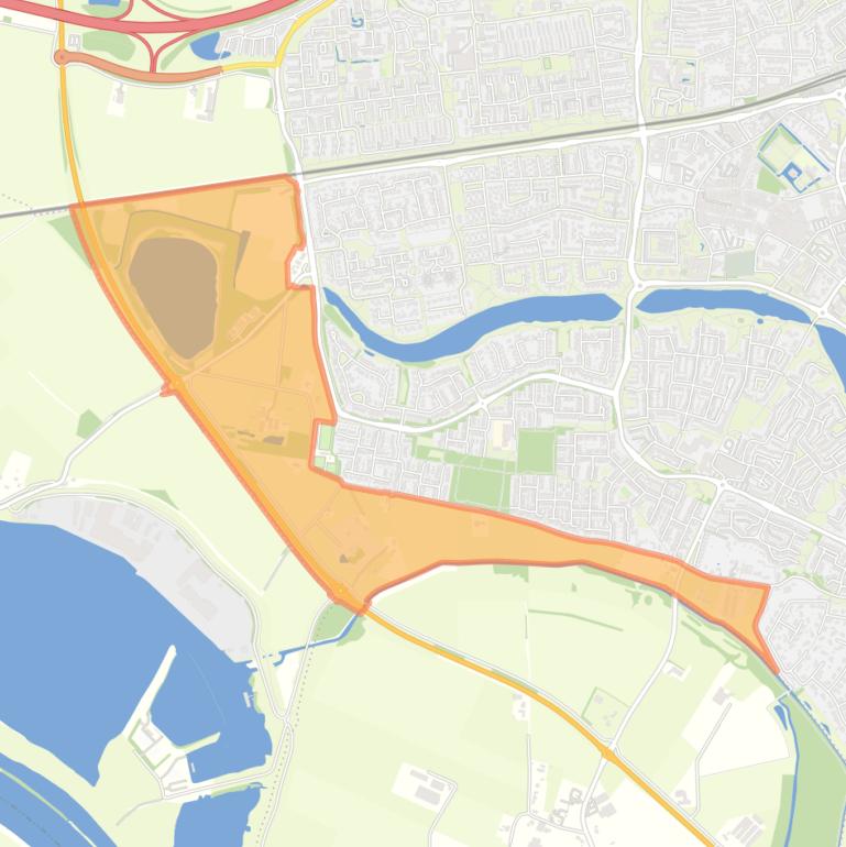 Kaart van de buurt Verspreide huizen Vormer.