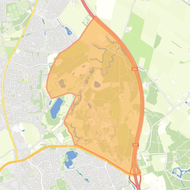Kaart van de buurt Verspreide huizen Vrederust.