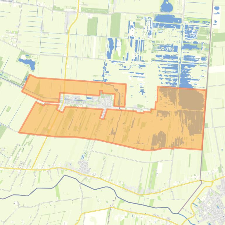 Kaart van de buurt Verspreide huizen Weiteveen.