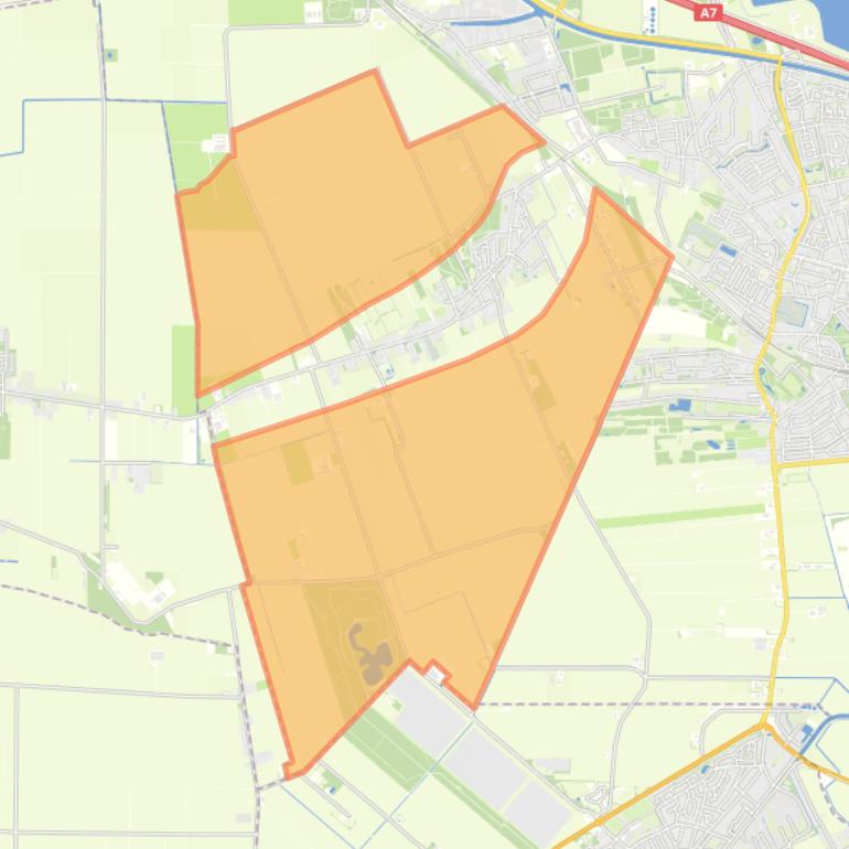Kaart van de buurt Verspreide huizen Westerlee.