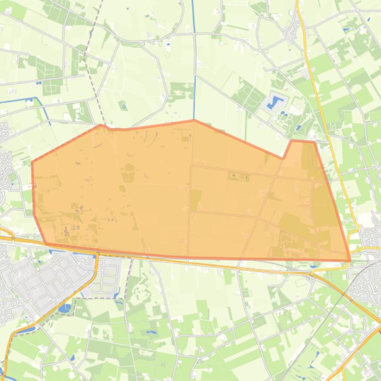 Kaart van de buurt Verspreide huizen Wierdenseveld.