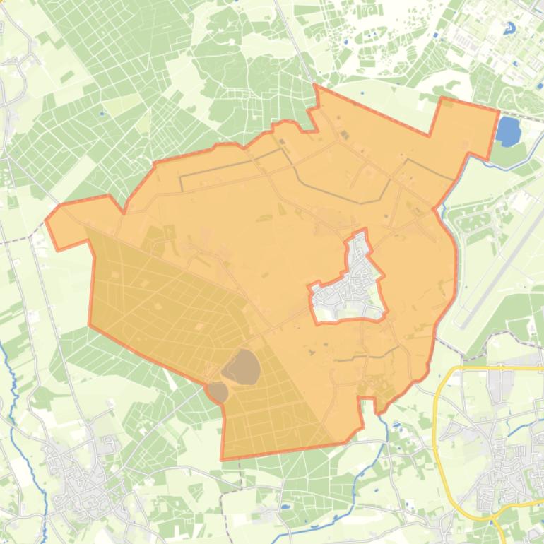 Kaart van de buurt Verspreide huizen Wintelre.