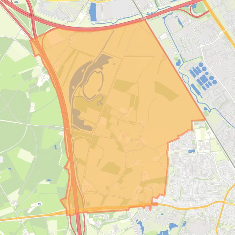 Kaart van de buurt Verspreide huizen Woolde.