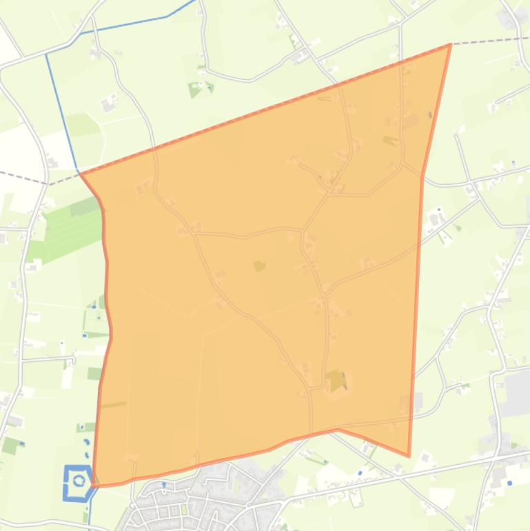 Kaart van de buurt Verspreide huizen Wouw in het Noorden.
