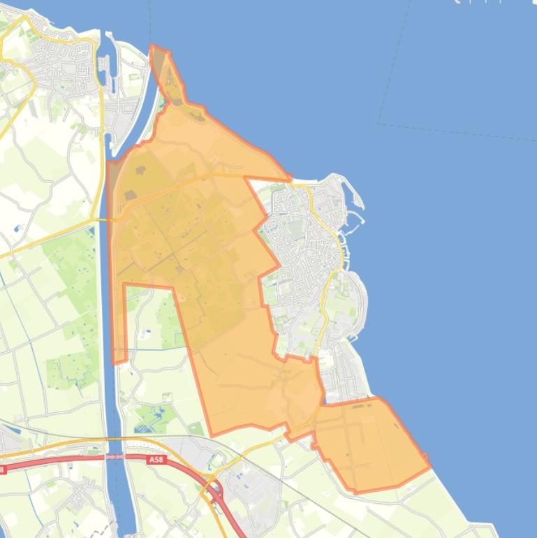 Kaart van de buurt Verspreide huizen Yerseke.