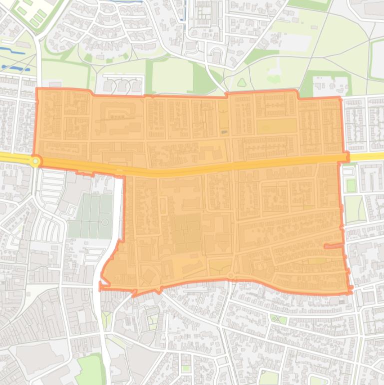 Kaart van de Verzetsheldenbuurt I.