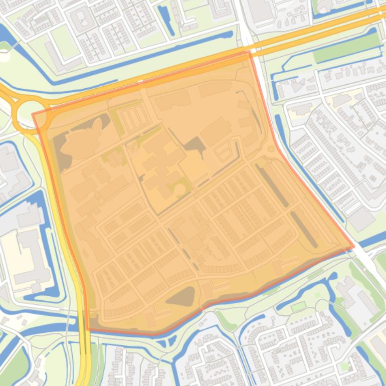 Kaart van de buurt Vierambachten.