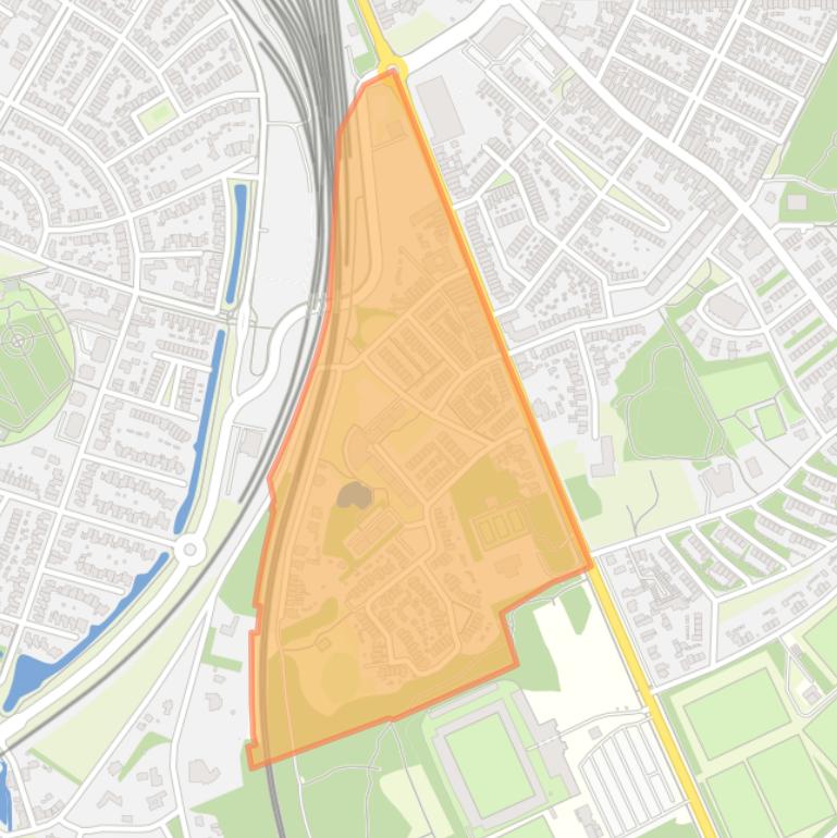 Kaart van de buurt Vierpaardjes.