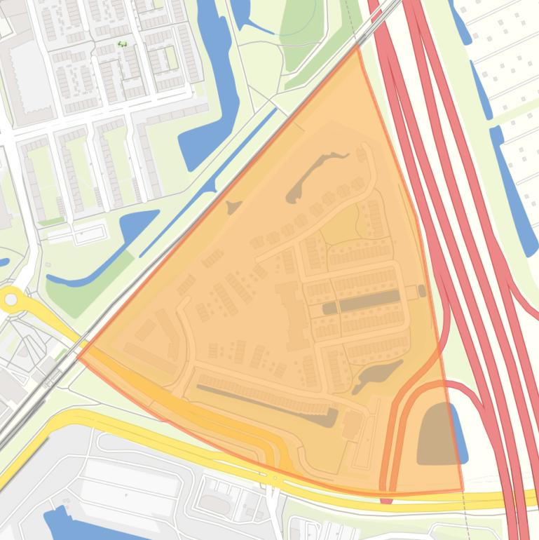 Kaart van de buurt Vijfsluizen.