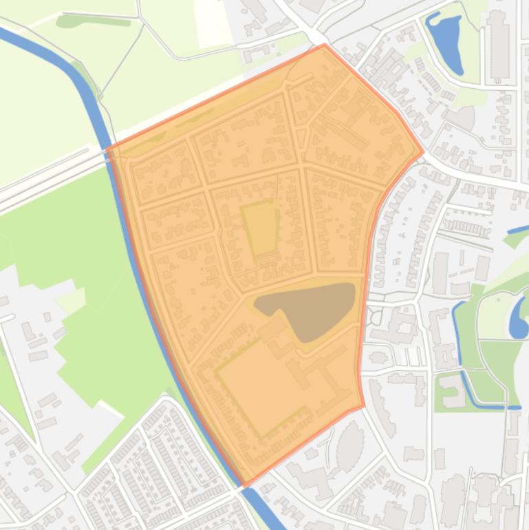 Kaart van de buurt Vijverwijk.