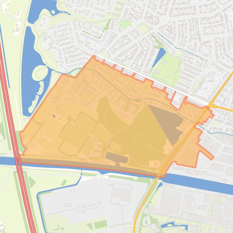 Kaart van de buurt Vikkerhoek.