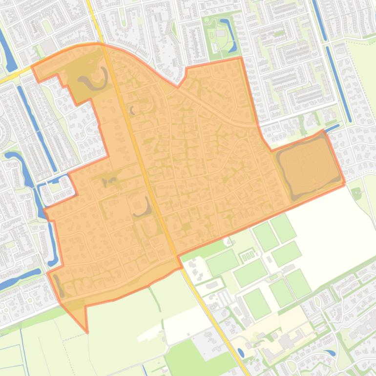 Kaart van de Villabuurt.