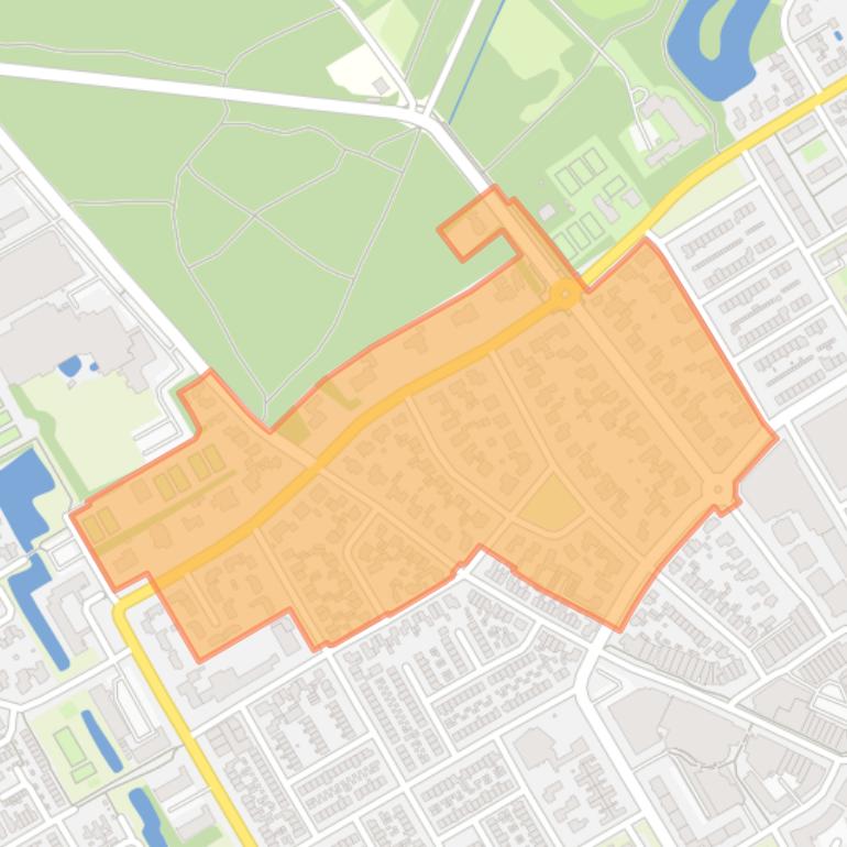 Kaart van de Villabuurt.