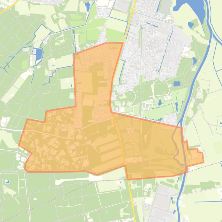 Kaart van de buurt Villapark.