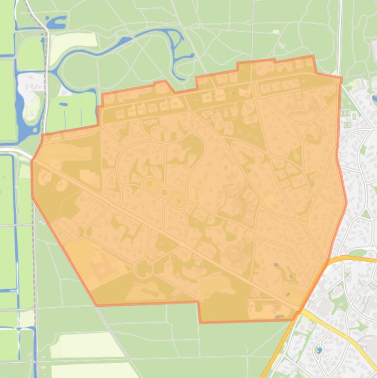 Kaart van de buurt Villaparken.