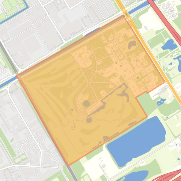 Kaart van de buurt Villawijk.