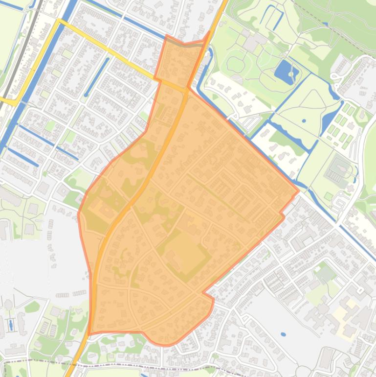 Kaart van de buurt Villawijk Het Duin.