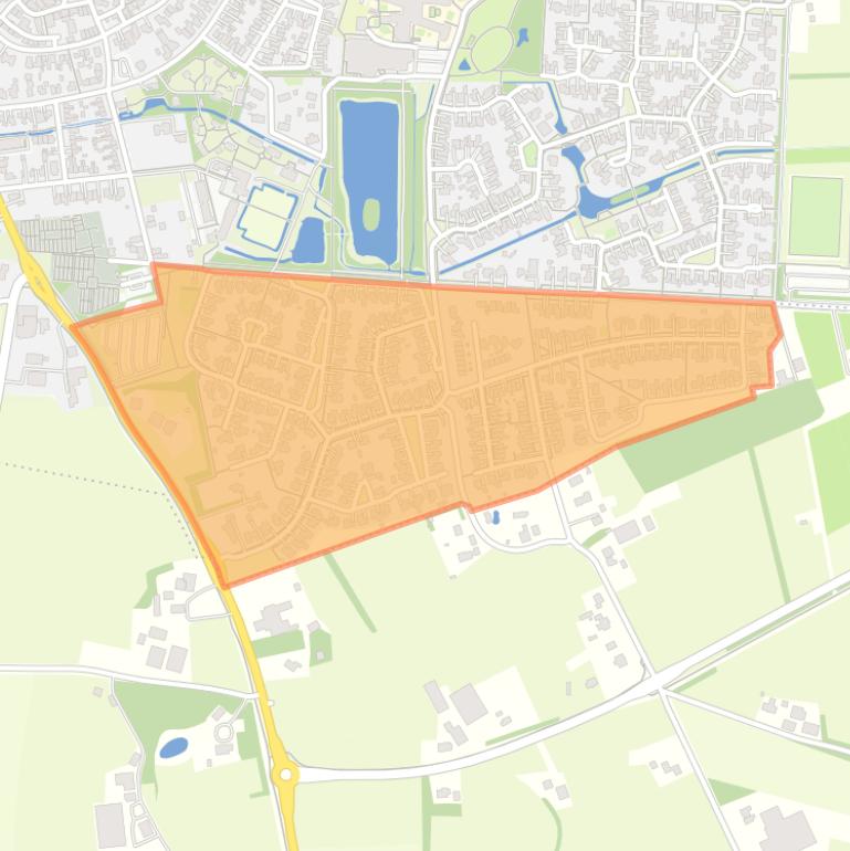 Kaart van de buurt Vinke-Brookhuis.