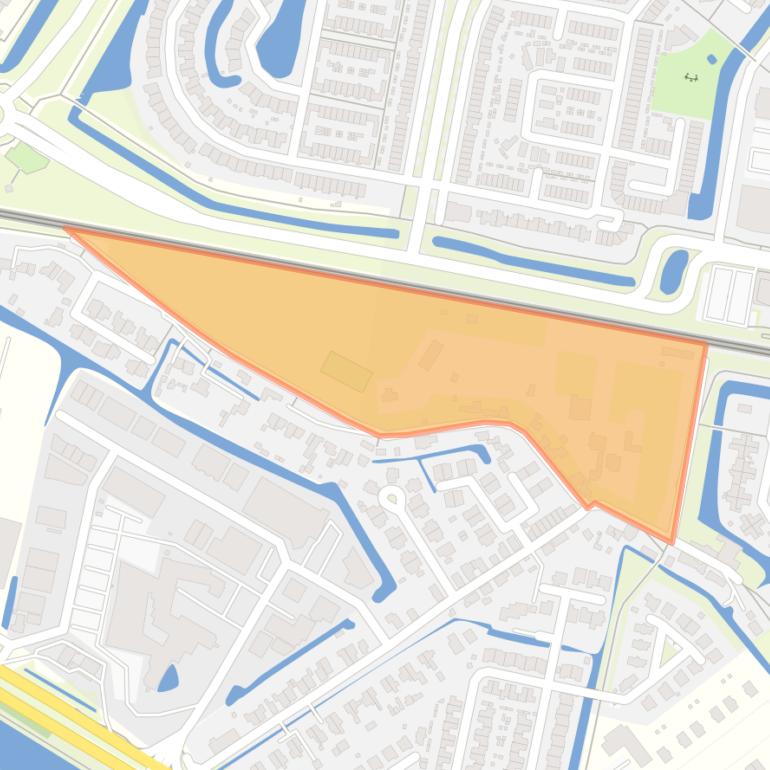 Kaart van de buurt Vissersdijk-Noord.