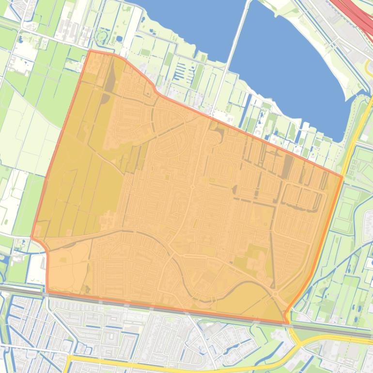 Kaart van de buurt Vleuten.