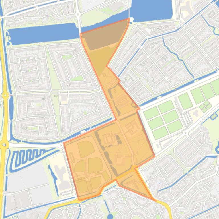Kaart van de buurt Vlietdijk.