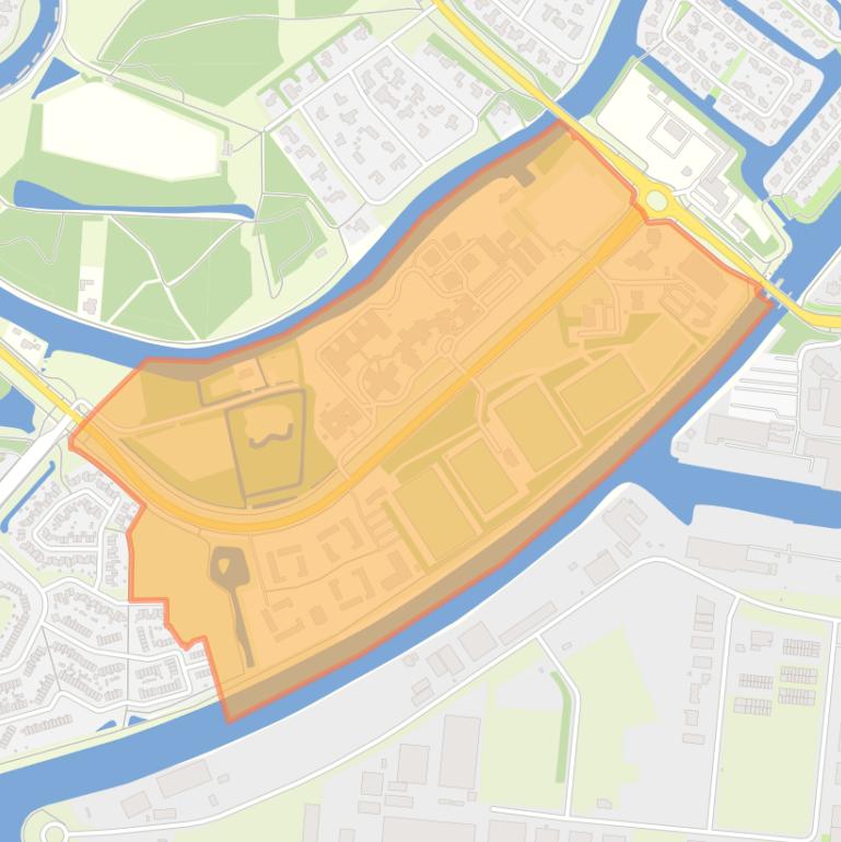 Kaart van de buurt Vliethoven.