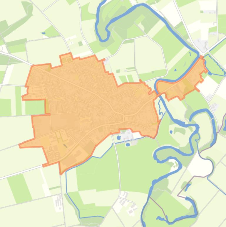 Kaart van de buurt Vlodrop.