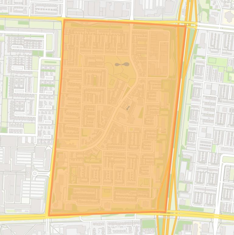 Kaart van de buurt Vlokhoven.