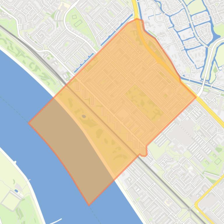 Kaart van de Vogelbuurt.