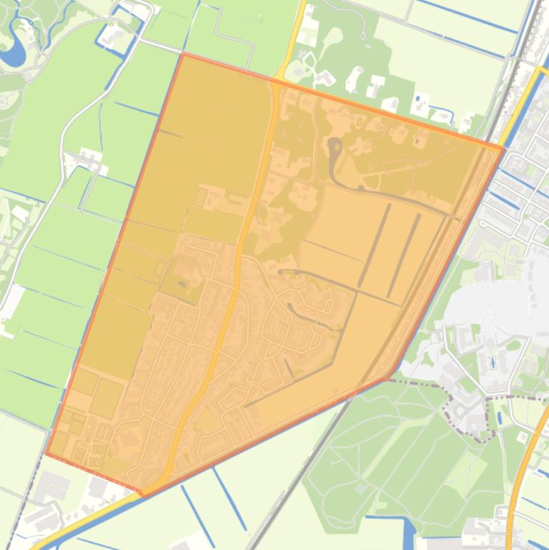 Kaart van de buurt Vogelenzang.