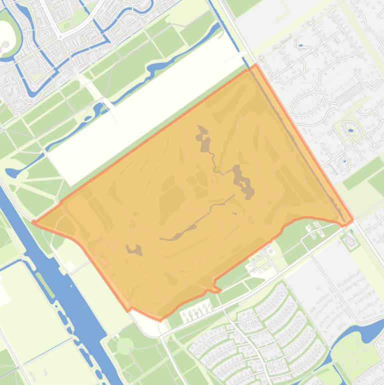 Kaart van de buurt Vogelhorst-Golfbaan Almeerderhout.