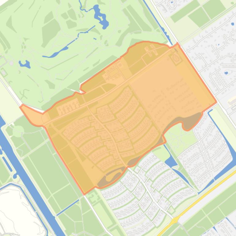 Kaart van de buurt Vogelhorst Noord.