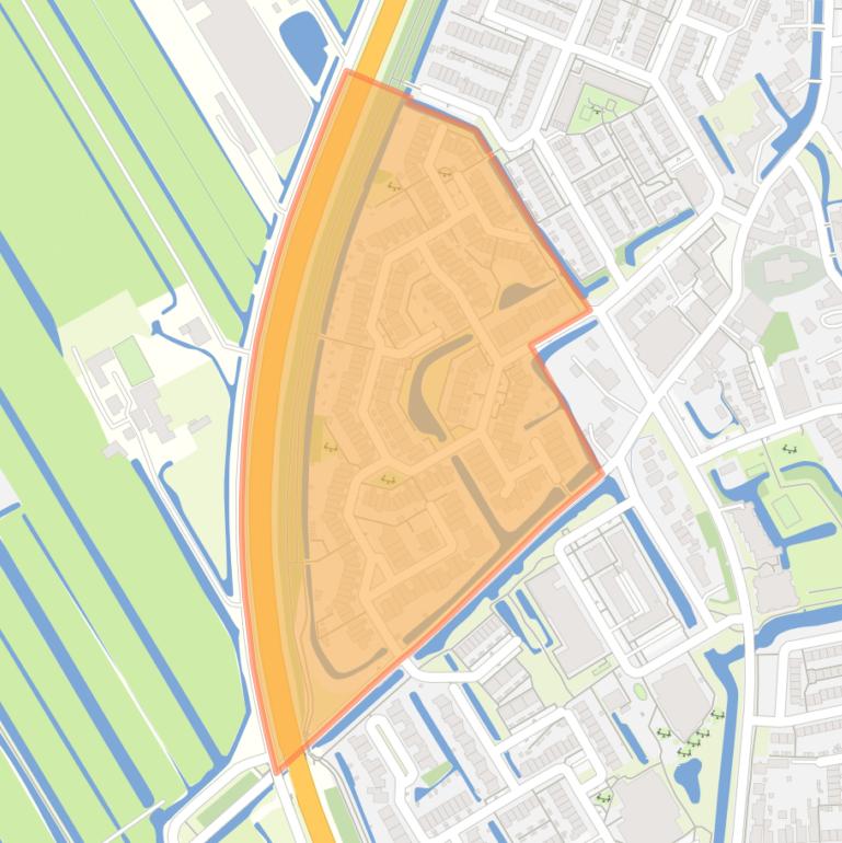 Kaart van de buurt Vogelweide.